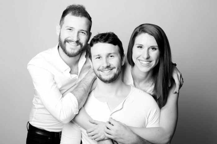 family of three